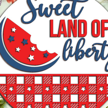 Intra απο ξύλο plywood 3mm-4mm πάχος – Καλωσόρισμα Πατριωτικό Σημάδι Δίασταση  20x20 cm INTRAFABR-97106347 - Image 1