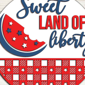 Intra απο ξύλο plywood 3mm-4mm πάχος – Καλωσόρισμα Πατριωτικό Σημάδι Δίασταση  20x20 cm INTRAFABR-97106347 - Image 2