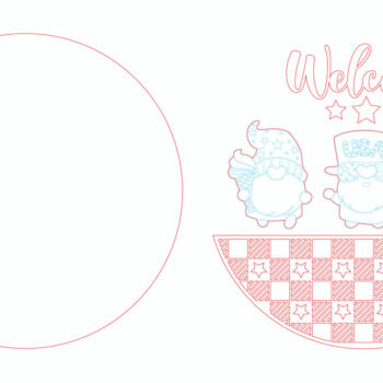 Intra απο ξύλο plywood 3mm-4mm πάχος – Καλωσόρισμα Πατριωτικό Σημάδι Δίασταση  20x20 cm INTRAFABR-97106591 - Image 4