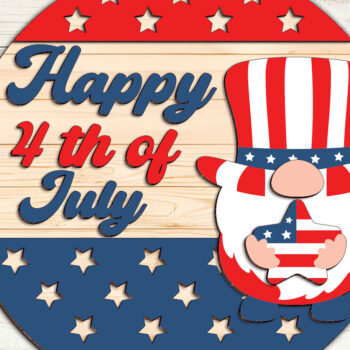 Intra απο ξύλο plywood 3mm-4mm πάχος – Καλωσόρισμα Πατριωτικό Σημάδι Δίασταση  20x20 cm INTRAFABR-97106780 - Image 3