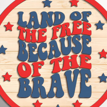 Intra απο ξύλο plywood 3mm-4mm πάχος – Καλωσόρισμα Πατριωτικό Σημάδι Δίασταση  20x20 cm INTRAFABR-97104942 - Image 2