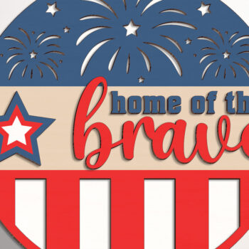 Intra απο ξύλο plywood 3mm-4mm πάχος – Καλωσόρισμα Πατριωτικό Σημάδι Δίασταση  20x20 cm INTRAFABR-97105387 - Image 2