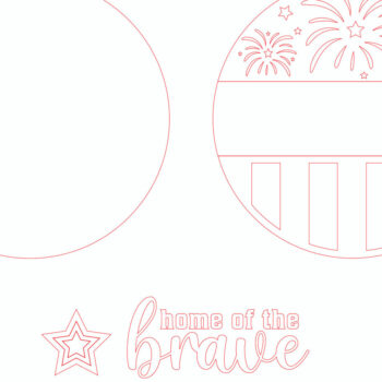 Intra απο ξύλο plywood 3mm-4mm πάχος – Καλωσόρισμα Πατριωτικό Σημάδι Δίασταση  20x20 cm INTRAFABR-97105387 - Image 4