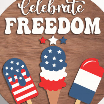 Intra απο ξύλο plywood 3mm-4mm πάχος – Καλωσόρισμα Πατριωτικό Σημάδι Δίασταση  20x20 cm INTRAFABR-97105489 - Image 2