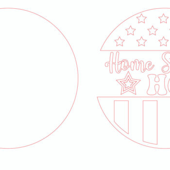 Intra απο ξύλο plywood 3mm-4mm πάχος – Καλώς ορίσατε Πατριωτικό Σήμα Δίασταση  20x20 cm INTRAFABR-97106472 - Image 4