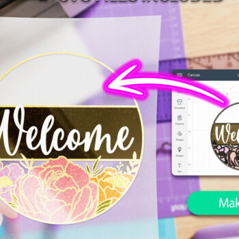 Intra απο ξύλο plywood 3mm-4mm πάχος – Welcome Peonies Door Hanger Laser Δίασταση 20x20 cm INTRAFABR-119692203 - Image 5