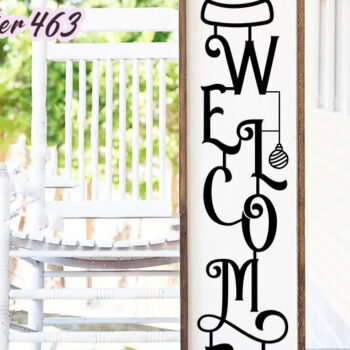 Intra απο ξύλο plywood 3mm-4mm πάχος – Καλωσόρισμα Porch Sign Δίασταση 40x30 cm INTRAFABR-48455825 - Image 2