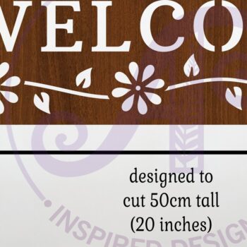 Intra απο ξύλο plywood 3mm-4mm πάχος – Καλωσόρισμα Rectangle Wall Sign, Αρχείο. Δίασταση  40x30 cm INTRAFABR-119920590 - Image 1