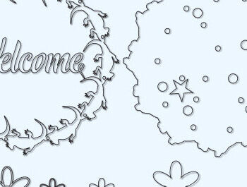 Intra απο ξύλο plywood 3mm-4mm πάχος – Καλωσόρισμα Στρογγυλή πινακίδα Κρεμάστρα πόρτας Κοπή λέιζερ Δίασταση  20x20 cm INTRAFABR-73583025 - Image 2