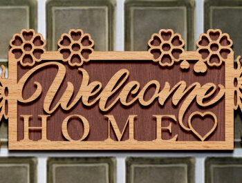 Intra απο ξύλο plywood 3mm-4mm πάχος – Δέσμη κοπής με λέιζερ κρεμάστρα πόρτας καλωσορίσματος Δίασταση  20x20 cm INTRAFABR-99135142 - Image 4