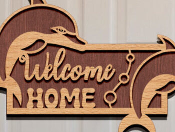 Intra απο ξύλο plywood 3mm-4mm πάχος – Δέσμη κοπής με λέιζερ κρεμάστρα πόρτας καλωσορίσματος Δίασταση  20x20 cm INTRAFABR-99135142 - Image 7