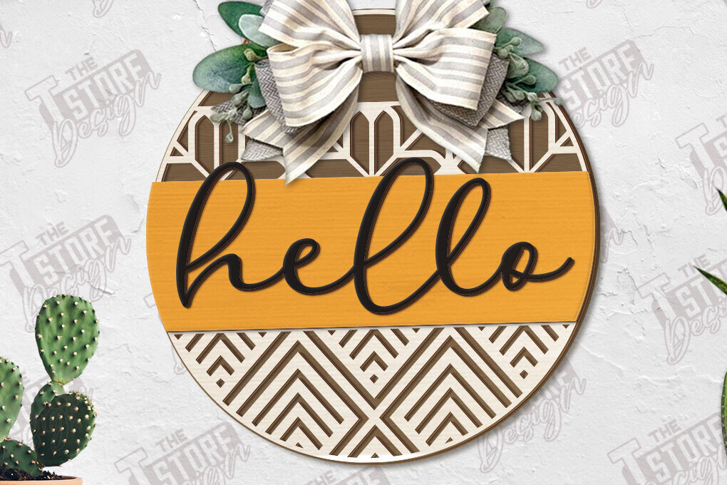 Intra απο ξύλο plywood 3mm-4mm πάχος – Υποδοχή λέιζερ κοπής | 3D Boho Design Δίασταση  40x30 cm INTRAFABR-123746723