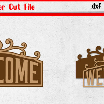 Intra απο ξύλο plywood 3mm-4mm πάχος – Αρχεία κοπής με λέιζερ καλωσορίσματος Δίασταση  20x20 cm INTRAFABR-96147361 - Image 1