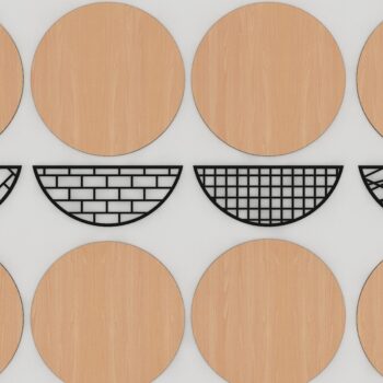 Intra απο ξύλο plywood 3mm-4mm πάχος – Μοτίβα επιγραφών καλωσορίσματος Κρεμάστρες τοίχου Δίασταση  40x30 cm INTRAFABR-41598551 - Image 2