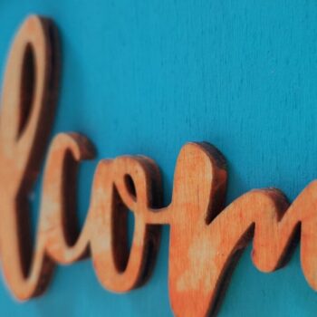 Intra απο ξύλο plywood 3mm-4mm πάχος – Σημάδι καλωσορίσματος,  κοπής λέιζερ κολοκύθας Δίασταση  20x20 cm INTRAFABR-34579405 - Image 4