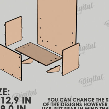 Intra απο ξύλο plywood 3mm-4mm πάχος – Πινακίδα καλωσορίσματος με Lasercut Δίασταση  20x20 cm INTRAFABR-122883782 - Image 2