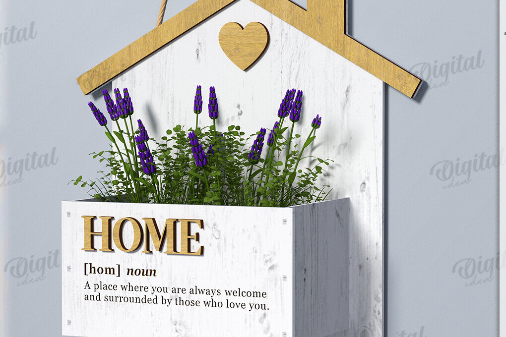 Intra απο ξύλο plywood 3mm-4mm πάχος – Πινακίδα καλωσορίσματος με Lasercut Δίασταση  20x20 cm INTRAFABR-122883981