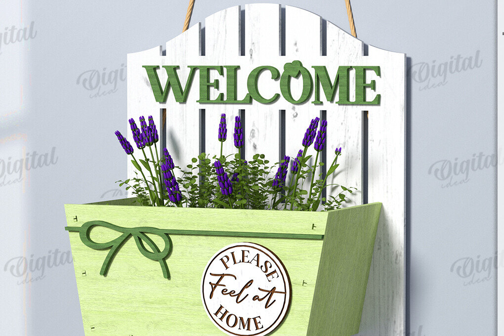 Intra απο ξύλο plywood 3mm-4mm πάχος – Πινακίδα καλωσορίσματος με Lasercut Δίασταση  20x20 cm INTRAFABR-122884118