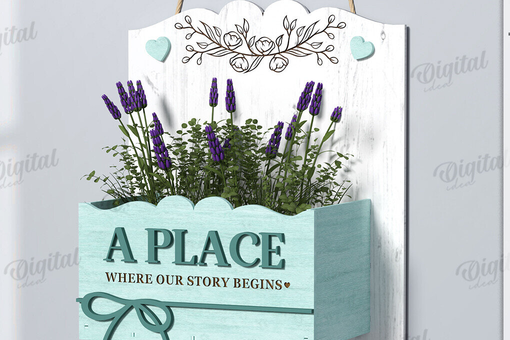 Intra απο ξύλο plywood 3mm-4mm πάχος – Πινακίδα καλωσορίσματος με Lasercut Δίασταση  20x20 cm INTRAFABR-122884362