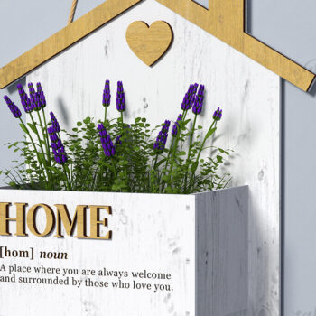 Intra απο ξύλο plywood 3mm-4mm πάχος – Πινακίδες καλωσορίσματος με Πακέτο λουλουδιών Δίασταση  20x20 cm INTRAFABR-123088975 - Image 6