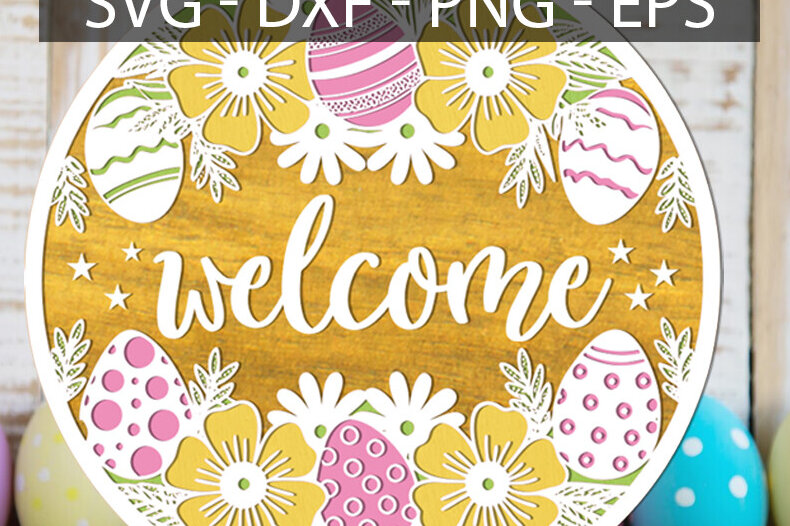 Intra απο ξύλο plywood 3mm-4mm πάχος – Welcome Spring Door, Ξύλινη στρογγυλή πινακίδα Δίασταση  20x20 cm INTRAFABR-117547483