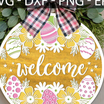 Intra απο ξύλο plywood 3mm-4mm πάχος – Welcome Spring Door, Ξύλινη στρογγυλή πινακίδα Δίασταση  20x20 cm INTRAFABR-117547483 - Image 2