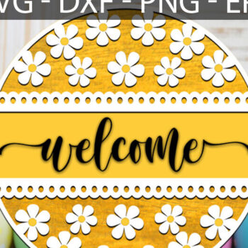 Intra απο ξύλο plywood 3mm-4mm πάχος – Welcome Spring Door, Ξύλινη στρογγυλή πινακίδα Δίασταση  20x20 cm INTRAFABR-117547563 - Image 1