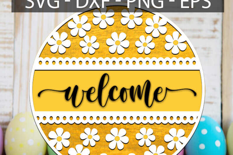 Intra απο ξύλο plywood 3mm-4mm πάχος – Welcome Spring Door, Ξύλινη στρογγυλή πινακίδα Δίασταση  20x20 cm INTRAFABR-117547563