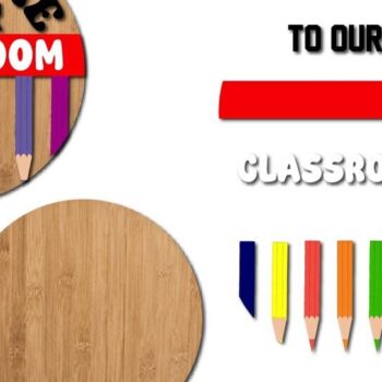Intra απο ξύλο plywood 3mm-4mm πάχος – Καλώς ορίσατε στο Classroom School Δίασταση  20x20 cm INTRAFABR-120917697 - Image 3