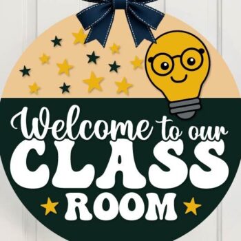 Intra απο ξύλο plywood 3mm-4mm πάχος – Καλώς ήρθατε στην τάξη μας, School PNG Δίασταση  20x20 cm INTRAFABR-120656604 - Image 2