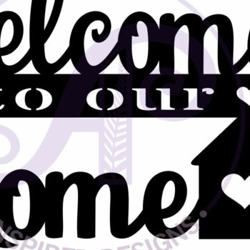 Intra απο ξύλο plywood 3mm-4mm πάχος – Καλώς ήρθατε στο Our Home Wall Art Sign, Δίασταση  40x30 cm INTRAFABR-118112228 - Image 4