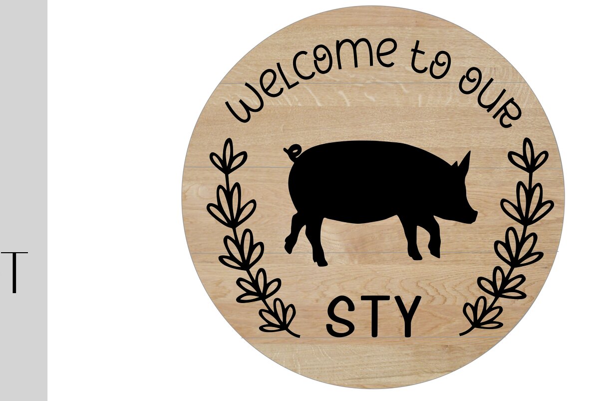 Intra απο ξύλο plywood 3mm-4mm πάχος – Καλώς ήρθατε στο Our Sty Sign Δίασταση  40x30 cm INTRAFABR-10374781