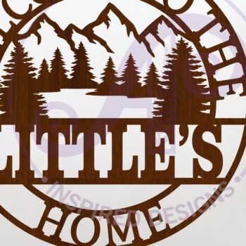 Intra απο ξύλο plywood 3mm-4mm πάχος – Καλώς ήλθατε στο Family Home Mountains Δίασταση  20x20 cm INTRAFABR-118310384 - Image 1