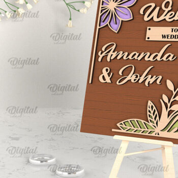 Intra απο ξύλο plywood 3mm-4mm πάχος – Πακέτο κοπής με λέιζερ καλωσορίσματος γάμου Δίασταση  20x20 cm INTRAFABR-96998990 - Image 7