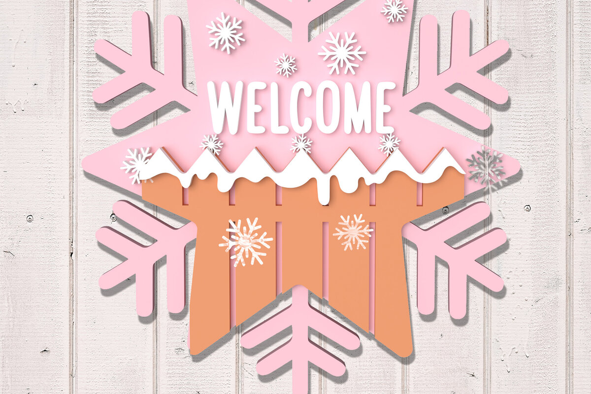 Intra απο ξύλο plywood 3mm-4mm πάχος – Καλώς ορίσατε Χειμώνας, Sign Δίασταση  40x30 cm INTRAFABR-106120679