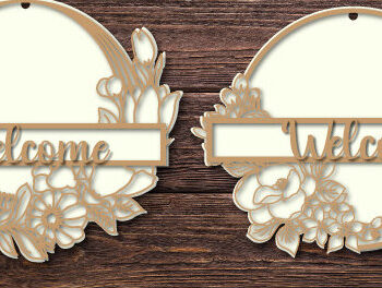 Intra απο ξύλο plywood 3mm-4mm πάχος – Ξύλινη κρεμάστρα πόρτας καλωσορίσματος 1035 Δίασταση  20x20 cm INTRAFABR-102000726 - Image 3