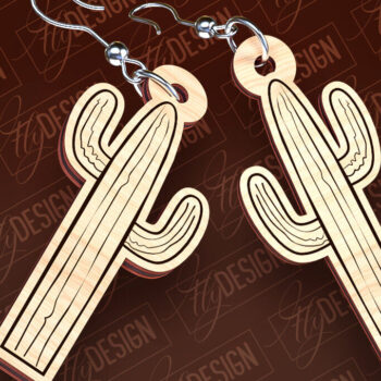 Intra απο ξύλο plywood 3mm-4mm πάχος – Western σκουλαρίκια | Αξεσουάρ Δίασταση  5x5 cm INTRAFABR-93238962 - Image 6