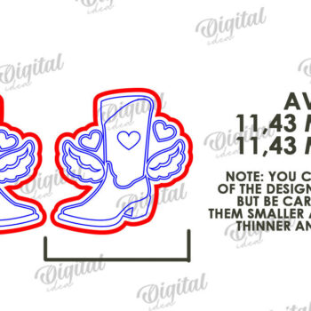 Intra απο ξύλο plywood 3mm-4mm πάχος – Δέσμη κοπής με λέιζερ σκουλαρίκια Western Δίασταση  5x5 cm INTRAFABR-112513174 - Image 4