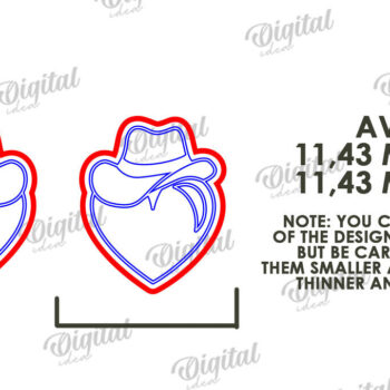 Intra απο ξύλο plywood 3mm-4mm πάχος – Δέσμη κοπής με λέιζερ σκουλαρίκια Western Δίασταση  5x5 cm INTRAFABR-112513174 - Image 6