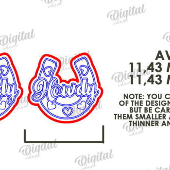 Intra απο ξύλο plywood 3mm-4mm πάχος – Δέσμη κοπής με λέιζερ σκουλαρίκια Western Δίασταση  5x5 cm INTRAFABR-112513174 - Image 8