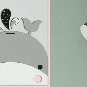 Intra απο ξύλο plywood 3mm-4mm πάχος – Διακοσμητικό πάνελ τοίχου φάλαινας, κομμένο αρχείο Δίασταση  40x30 cm INTRAFABR-100149276 - Image 3