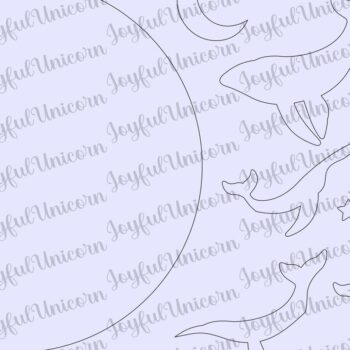 Intra απο ξύλο plywood 3mm-4mm πάχος – Αρχείο περικοπής στρογγυλής πινακίδας φυτωρίου φάλαινας Δίασταση  20x20 cm INTRAFABR-32714896 - Image 2