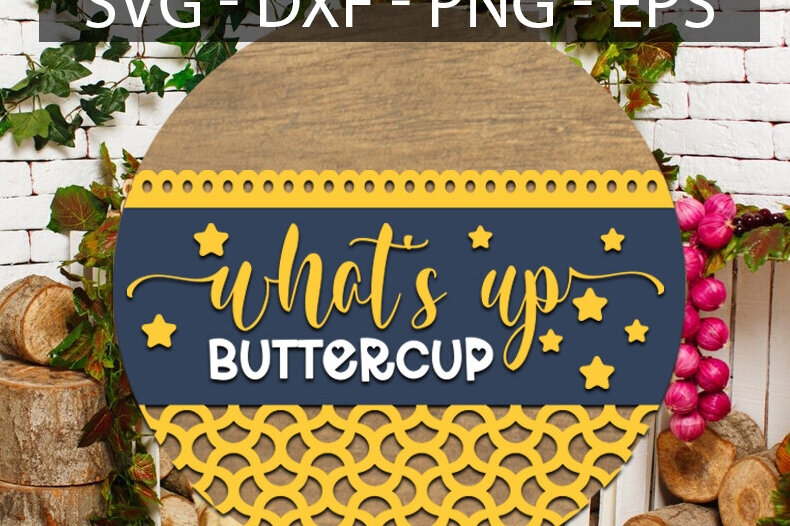 Intra απο ξύλο plywood 3mm-4mm πάχος – What's Up Buttercup Spring Door Δίασταση  20x20 cm INTRAFABR-117547705