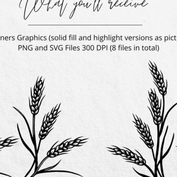 Intra απο ξύλο plywood 3mm-4mm πάχος – Γωνίες σίτου, PNG, Cut & Engraving Δίασταση  20x20 cm INTRAFABR-122934071 - Image 3