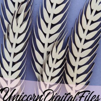 Intra απο ξύλο plywood 3mm-4mm πάχος – Αρχείο κοπής με λέιζερ Bundle Wheat Δίασταση  20x20 cm INTRAFABR-33473043 - Image 2