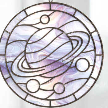 Intra απο ξύλο plywood 3mm-4mm πάχος – Whimsical Nature Suncatcher Bundle Δίασταση  20x20 cm INTRAFABR-124400788 - Image 8