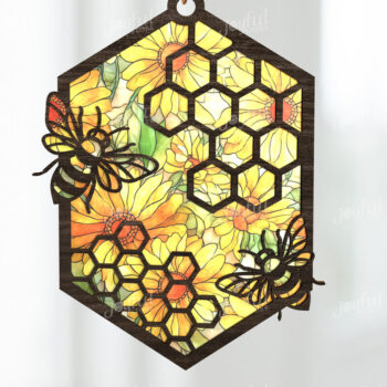 Intra απο ξύλο plywood 3mm-4mm πάχος – Whimsical Suncatcher Bundle Δίασταση  20x20 cm INTRAFABR-123644828 - Image 7