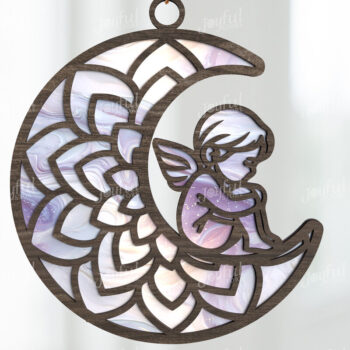 Intra απο ξύλο plywood 3mm-4mm πάχος – Whimsical Suncatcher Bundle Δίασταση  20x20 cm INTRAFABR-123644828 - Image 11