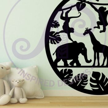 Intra απο ξύλο plywood 3mm-4mm πάχος – Επιγραφή Wild Animal Wall Art, Αρχείο Δίασταση  40x30 cm INTRAFABR-79174783 - Image 2