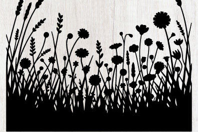 Intra απο ξύλο plywood 3mm-4mm πάχος – Wild Flower Garden Wall Art 1576 Δίασταση  40x30 cm INTRAFABR-121541417